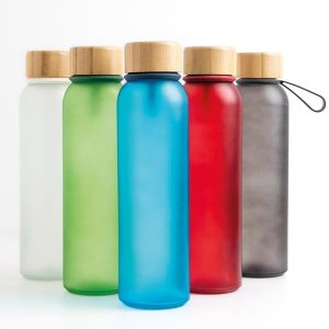 Garrafa de vidro fosco de 500ml